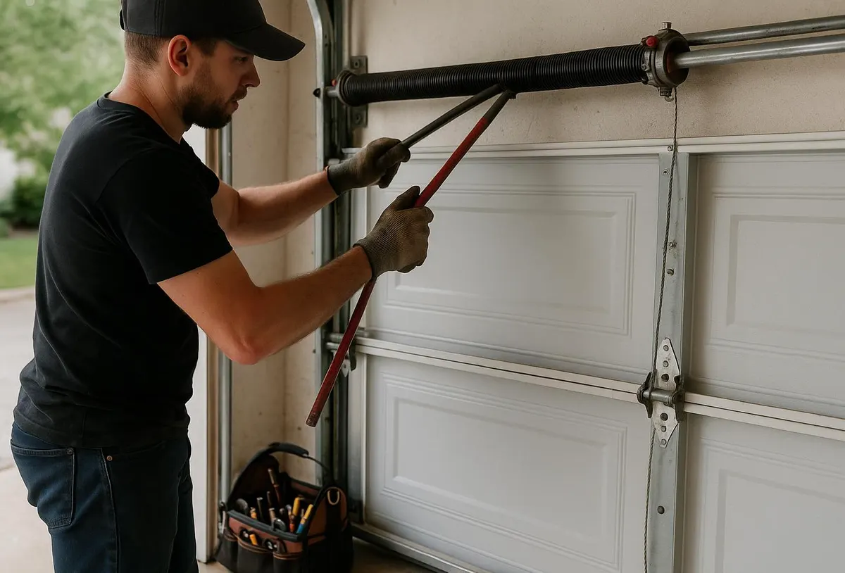 Why Your Garage Door Sticks in One Spot: Bent or Misaligned Tracks — Imperial Beach Garage Door Specialists, Imperial Beach, CA